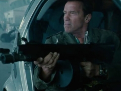 Trench in The Expendables 2 - Car Scene